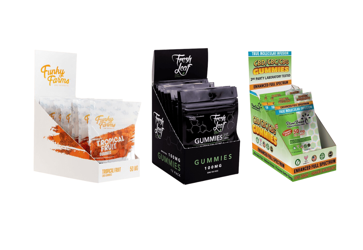 Custom counter display boxes